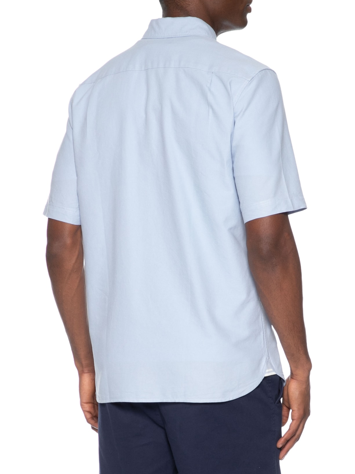 Camisa Masculina Button Down Regular Fit Azul Fred Perry