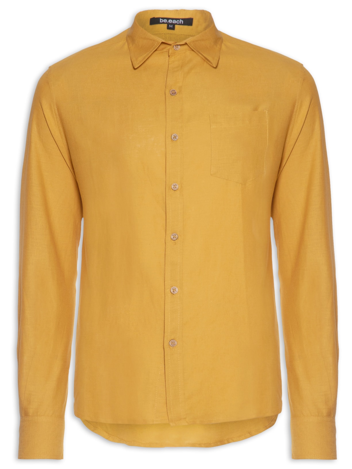Camisa Masculina Campeche Dijon - Amarelo