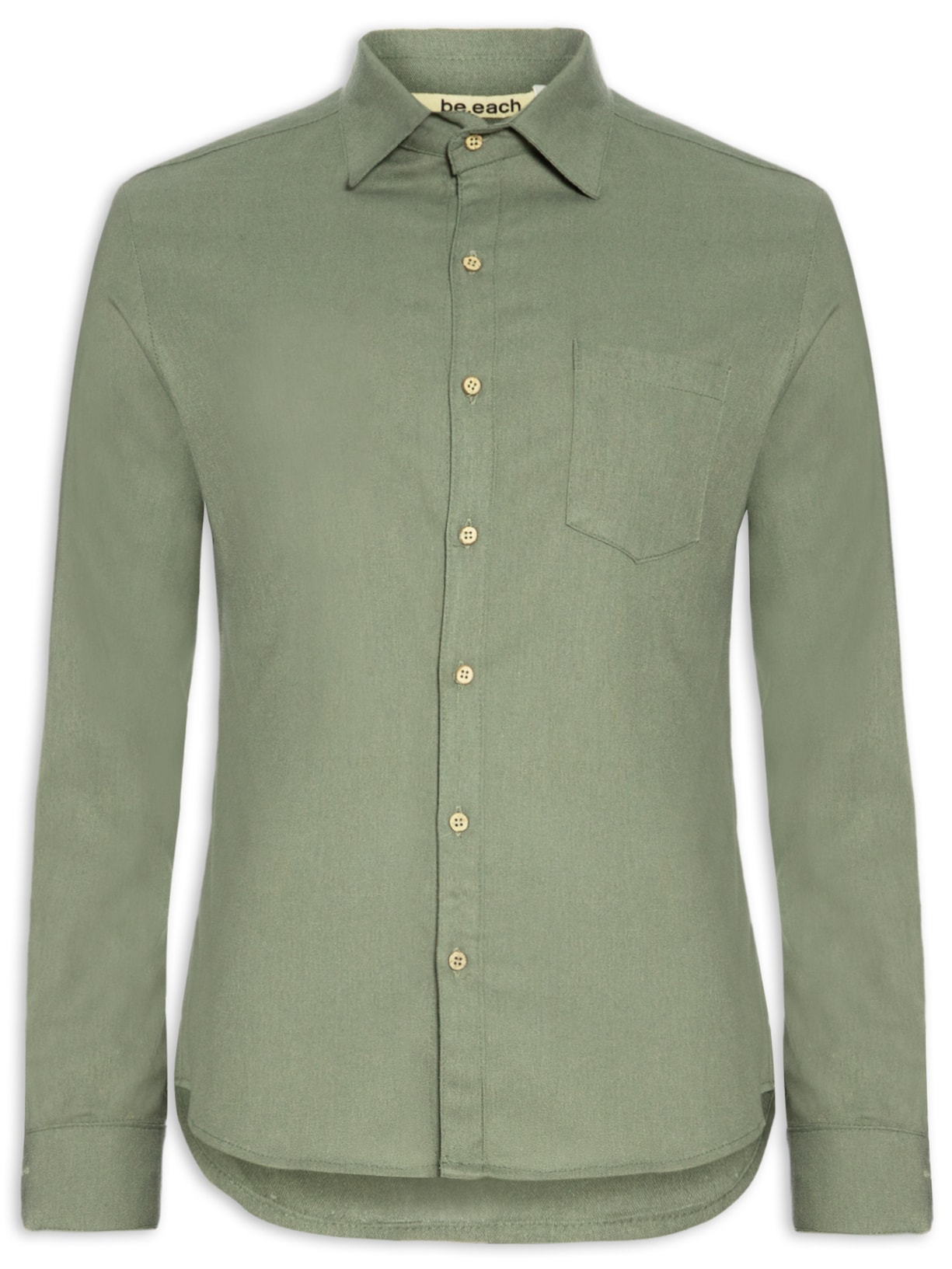 Camisa Masculina Campeche Verde Be.each