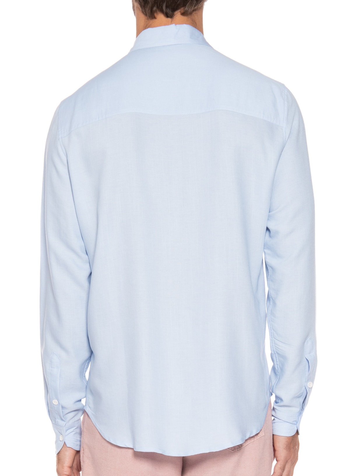 Camisa Masculina Campeche Visco Sereno Azul Be.each