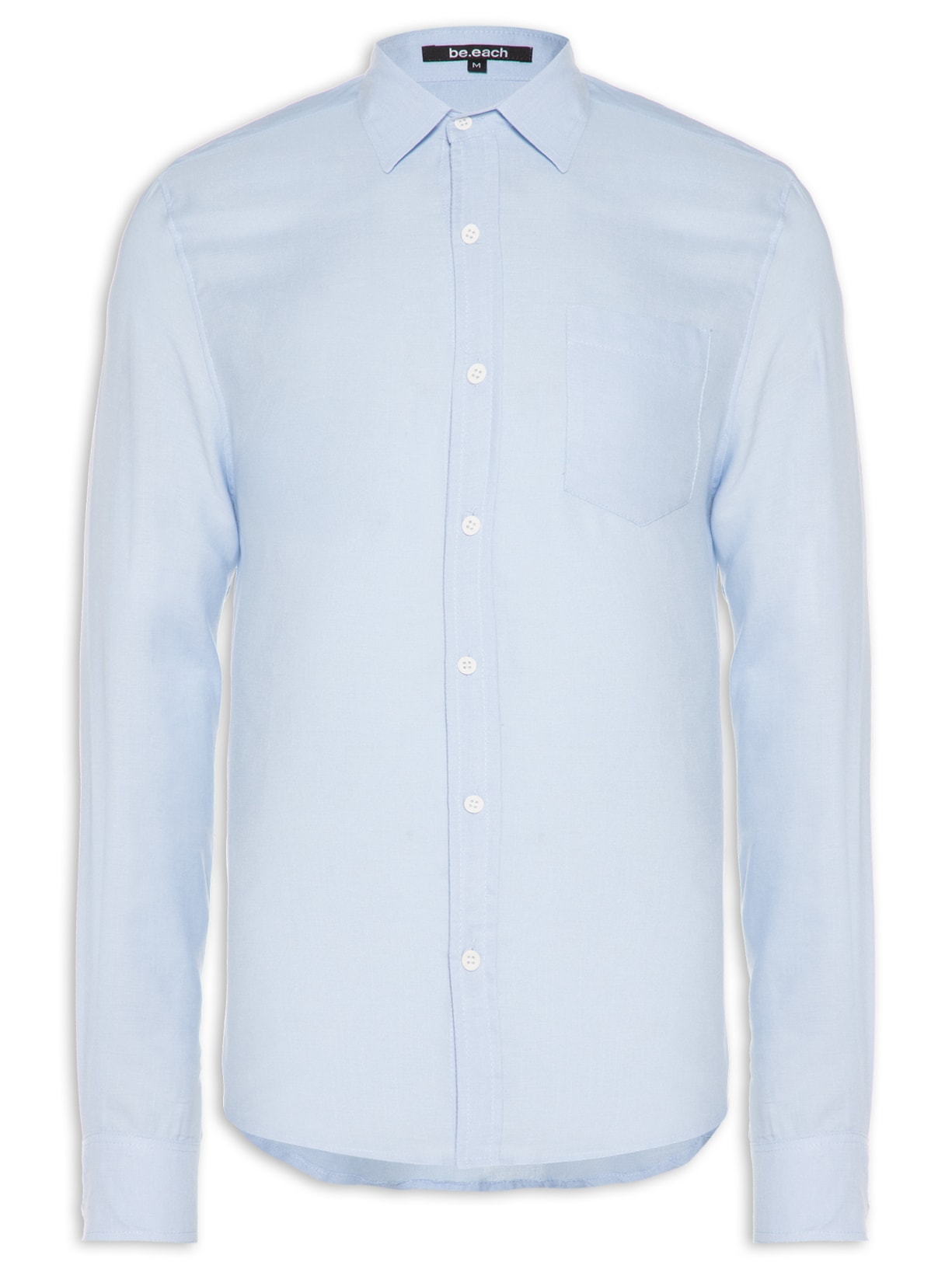 Camisa Masculina Campeche Visco Sereno Azul Be.each