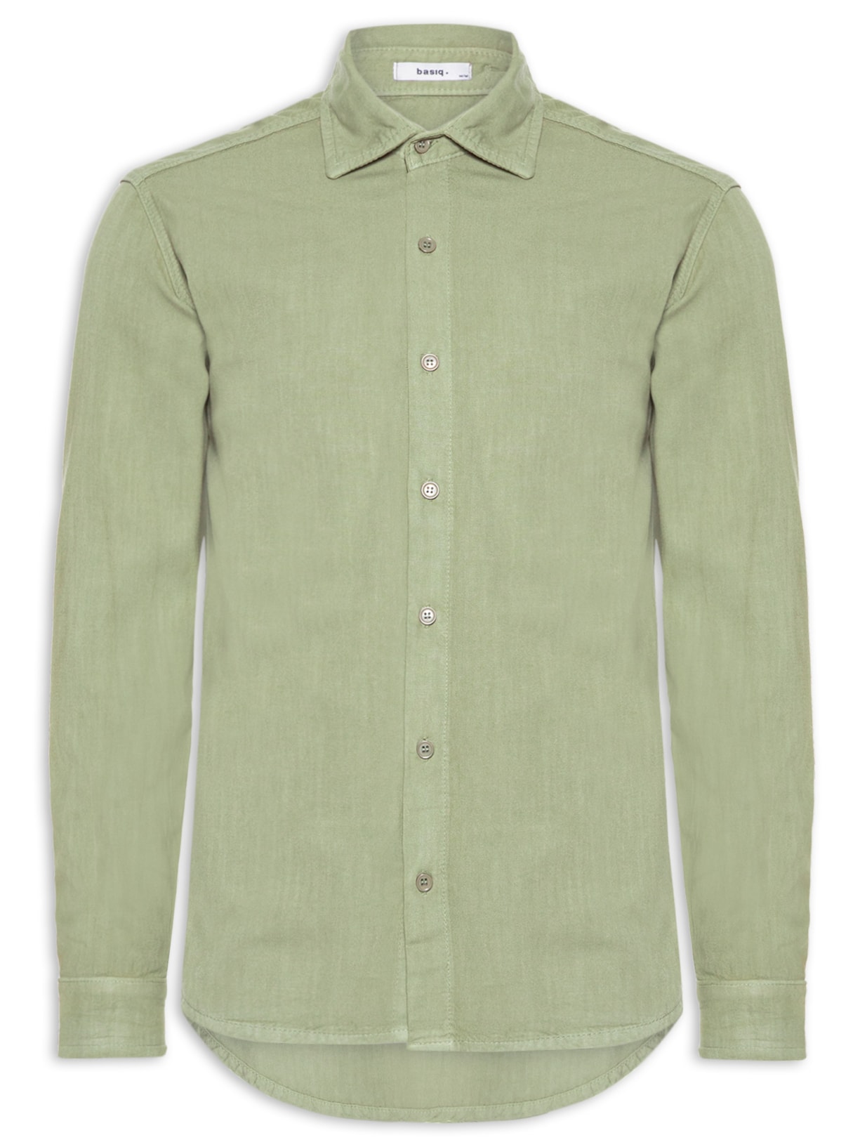 Camisa Masculina Casual Básica - Verde