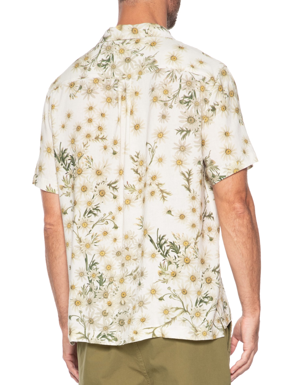 Camisa Masculina Casual Daisy Light Branco Osklen
