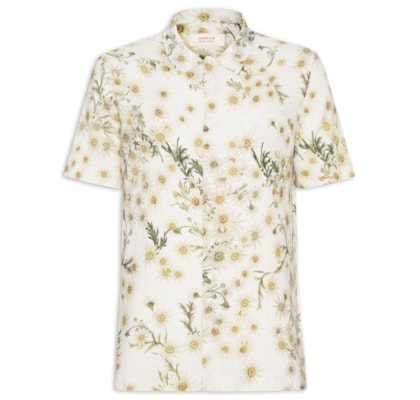 Camisa Masculina Casual Daisy Light - Branco