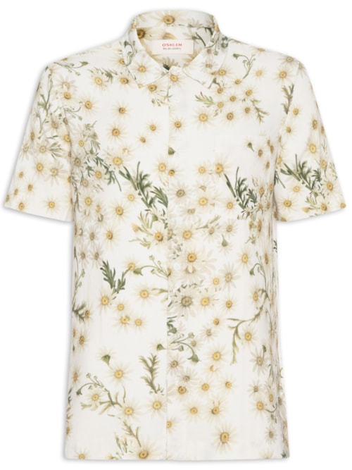Camisa Masculina Casual Daisy Light - Branco