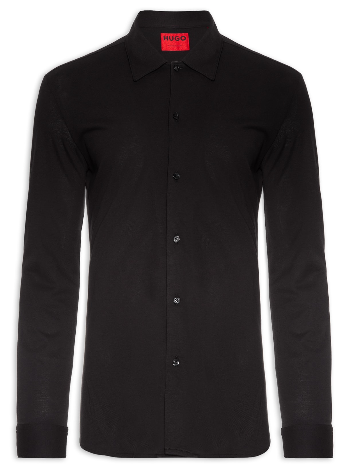Camisa Masculina Casual Emelio - Preto