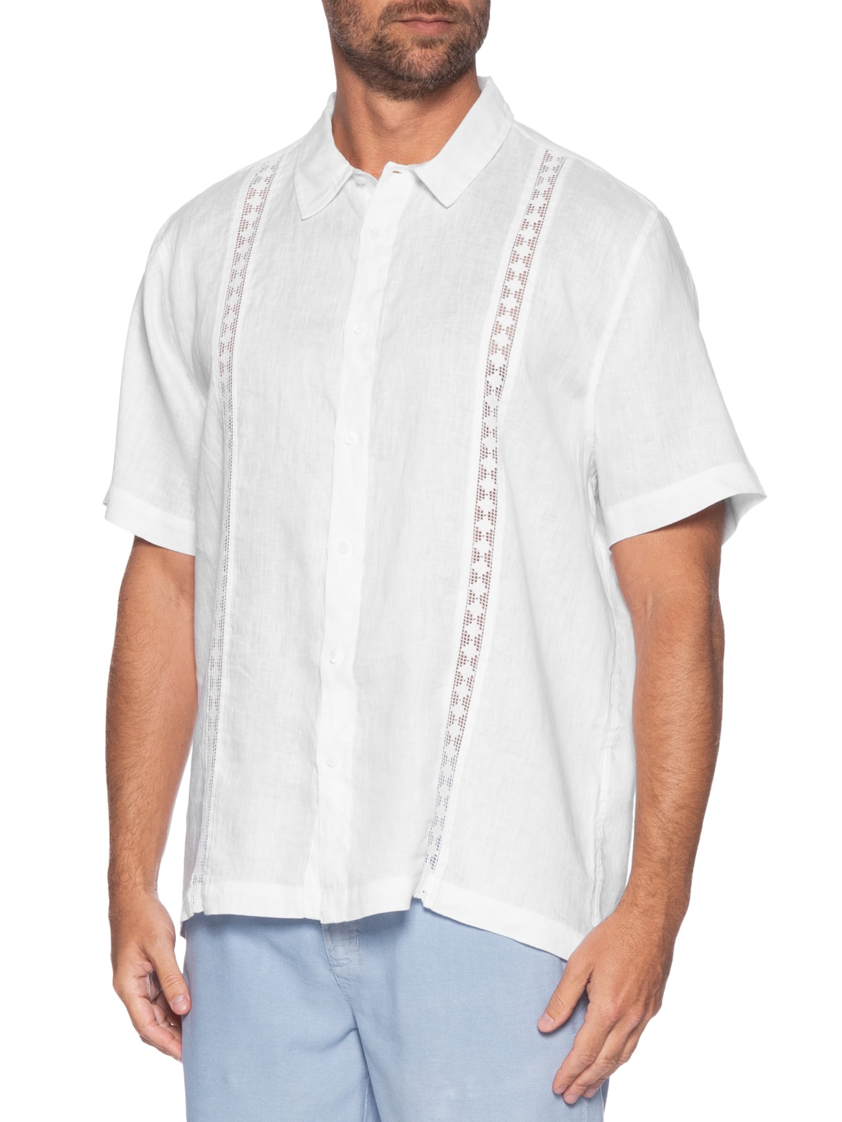 Camisa Masculina Casual Itacaré Over Branco Osklen