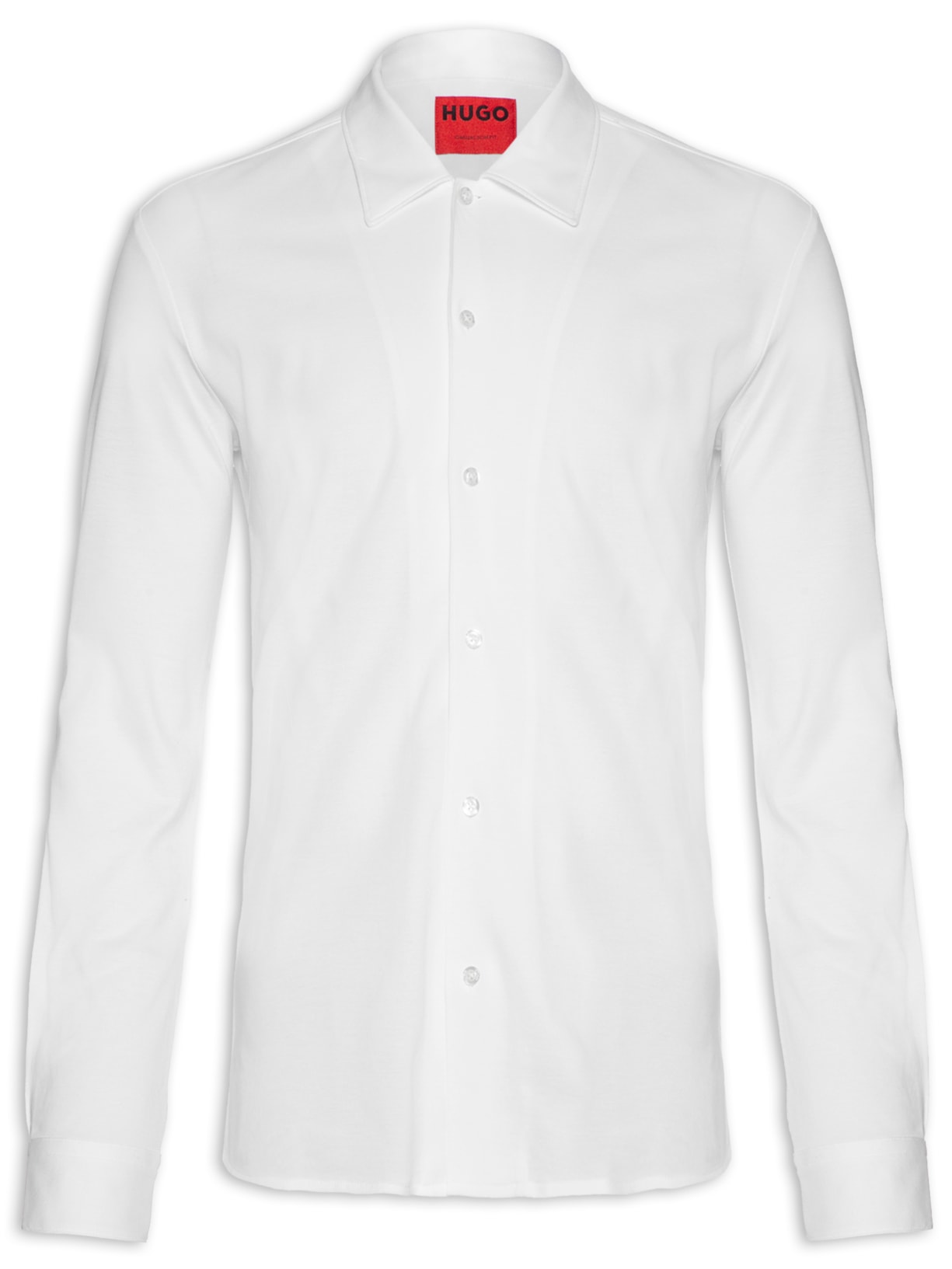 Camisa Masculina Casual Manga Longa Emelio - Branco