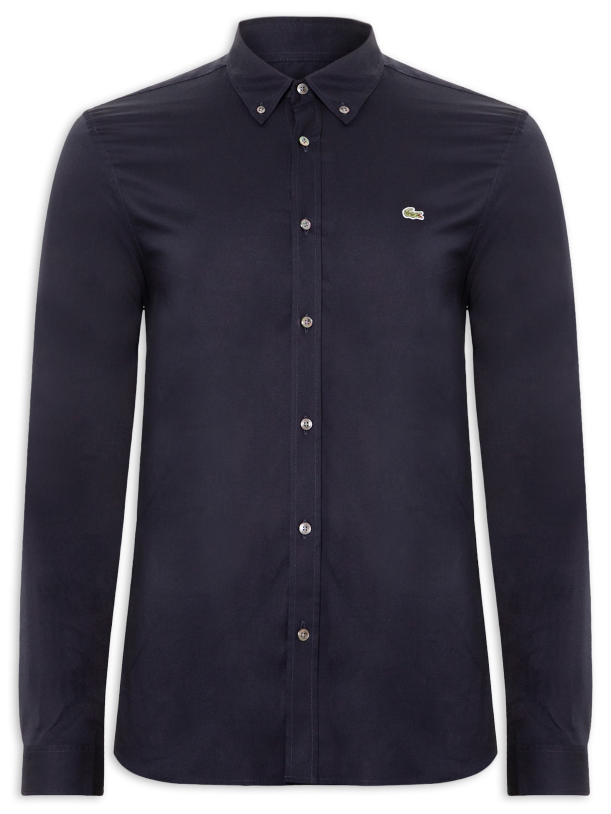 Camisa Masculina Casual Regular Fit Pinpoint - Azul