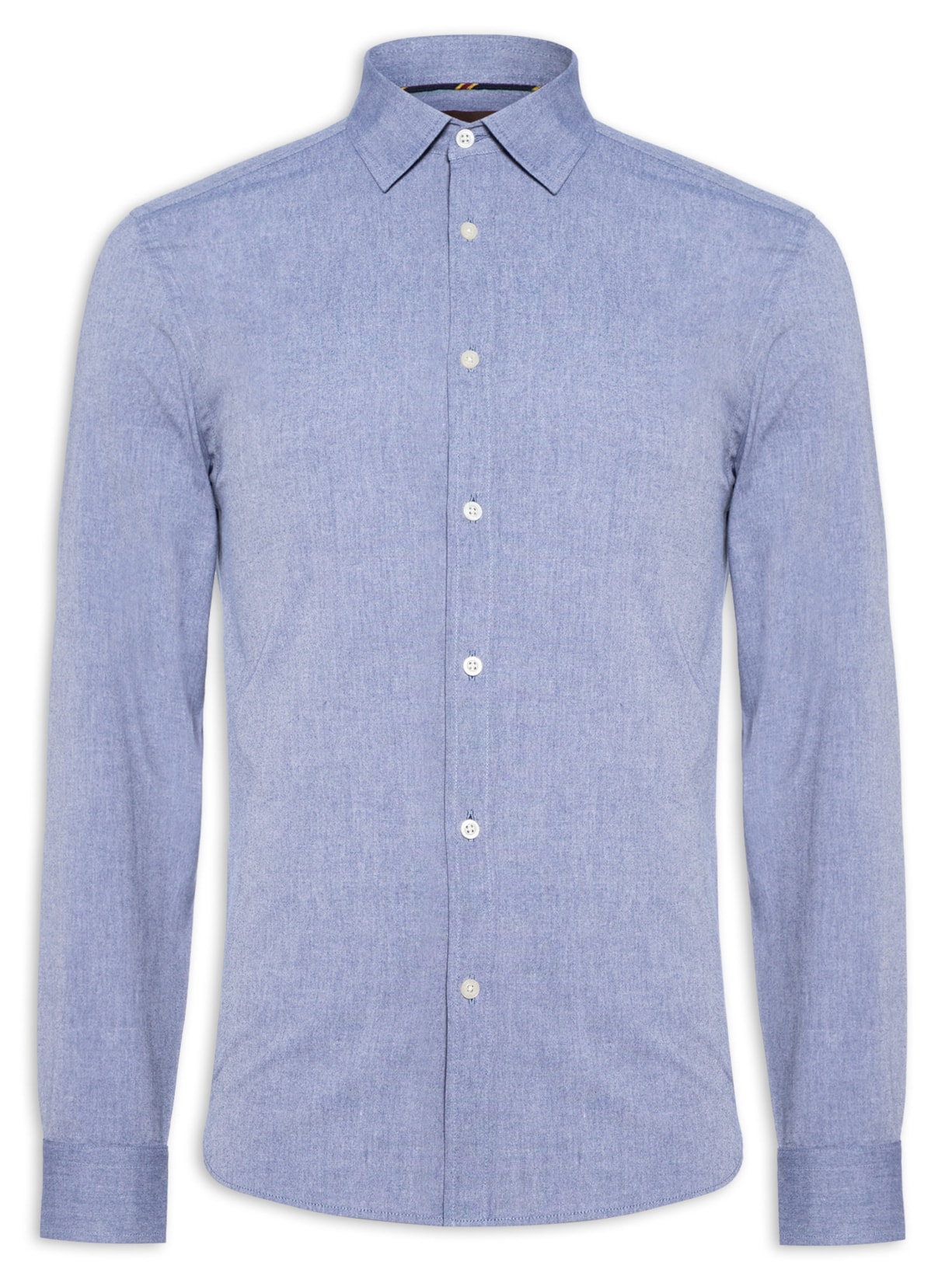 Camisa Masculina Chambray - Azul