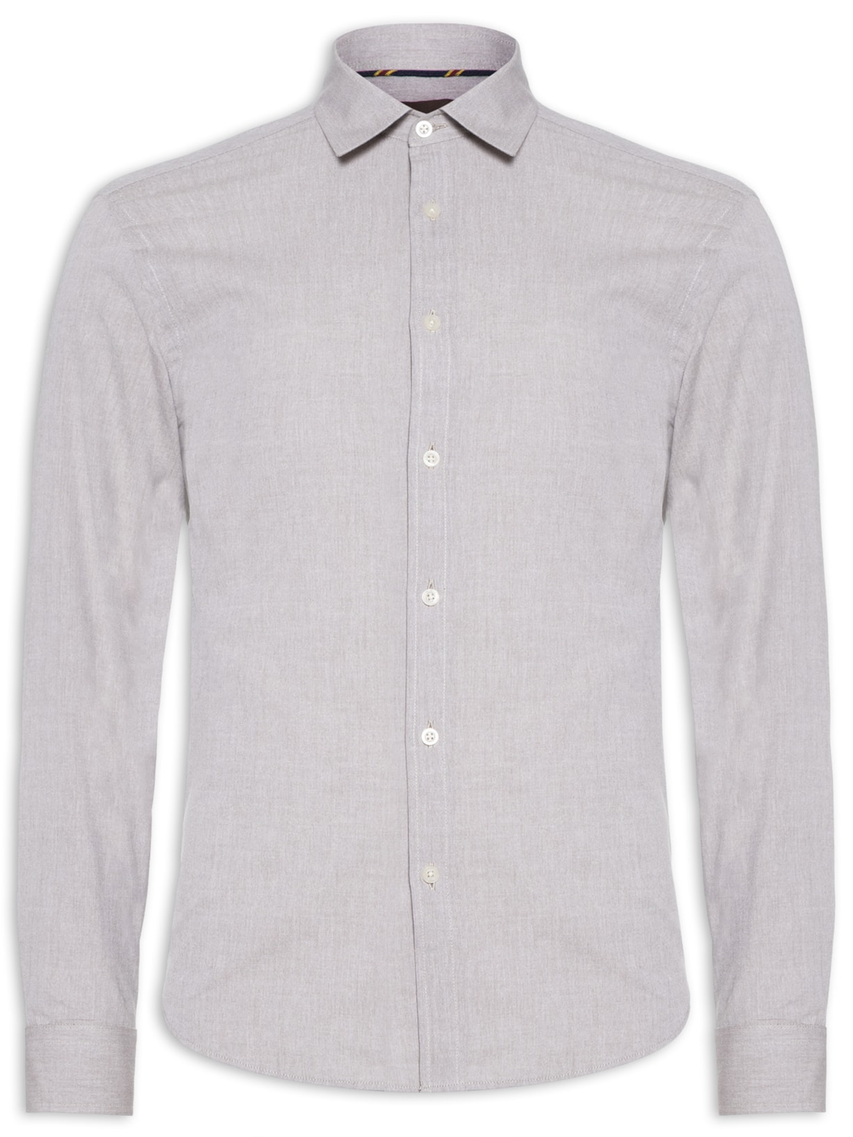 Camisa Masculina Chambray - Bege