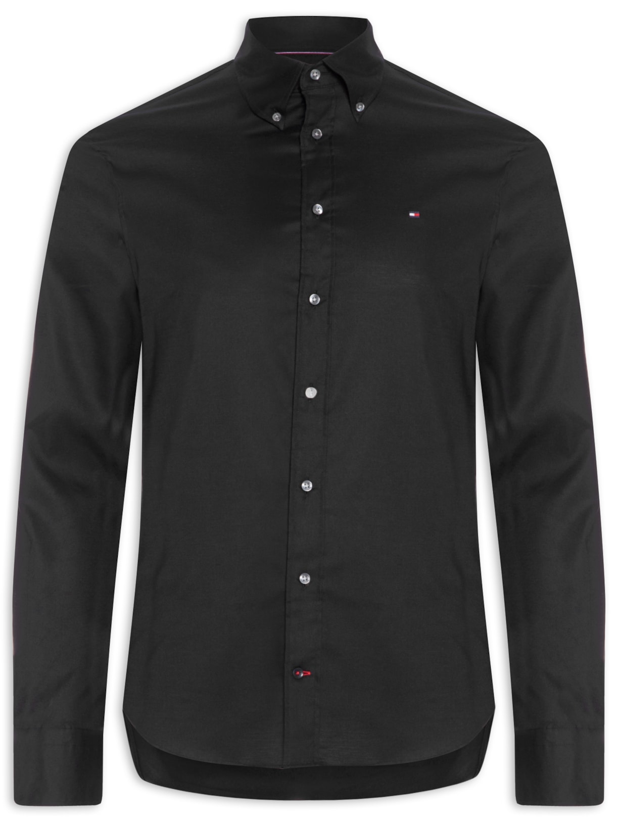 Camisa Masculina Cl Flex Oxf Rf - Preto