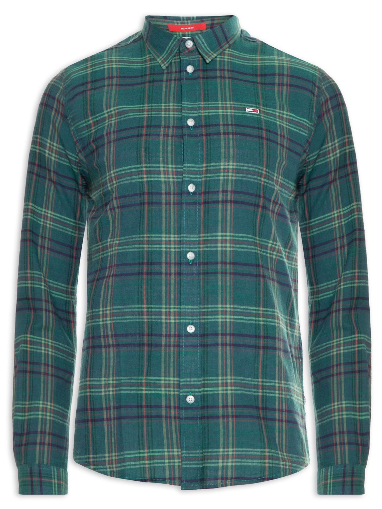 Camisa Masculina Classic Essential Check - Verde