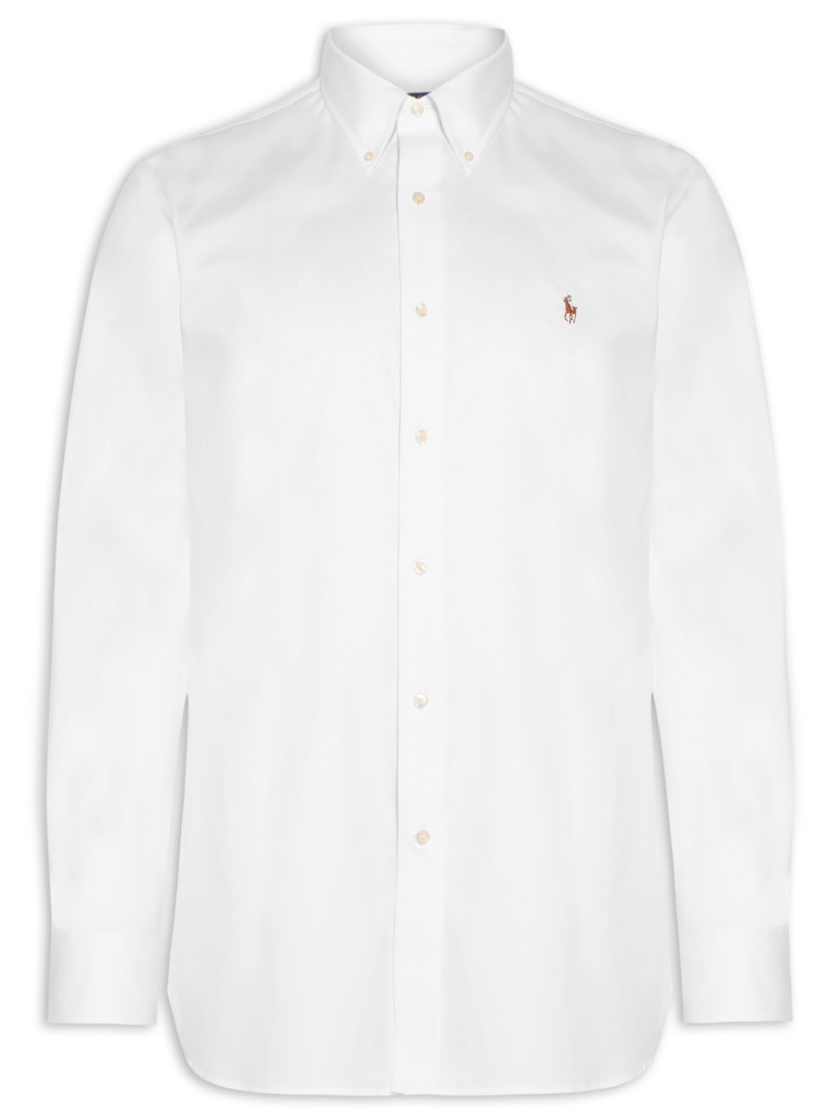Camisa Masculina Classic Fit Pinpoint Oxford - Branco