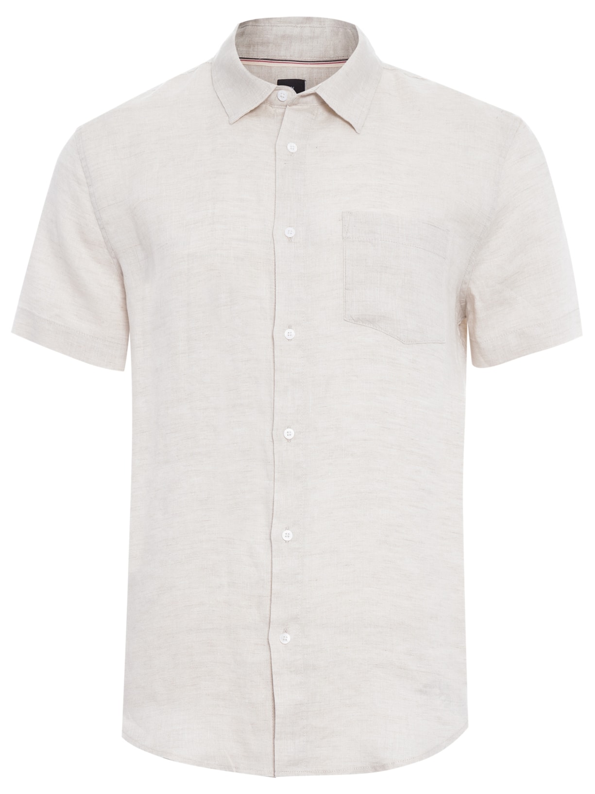 Camisa Masculina Classic Linen Mc - Off White