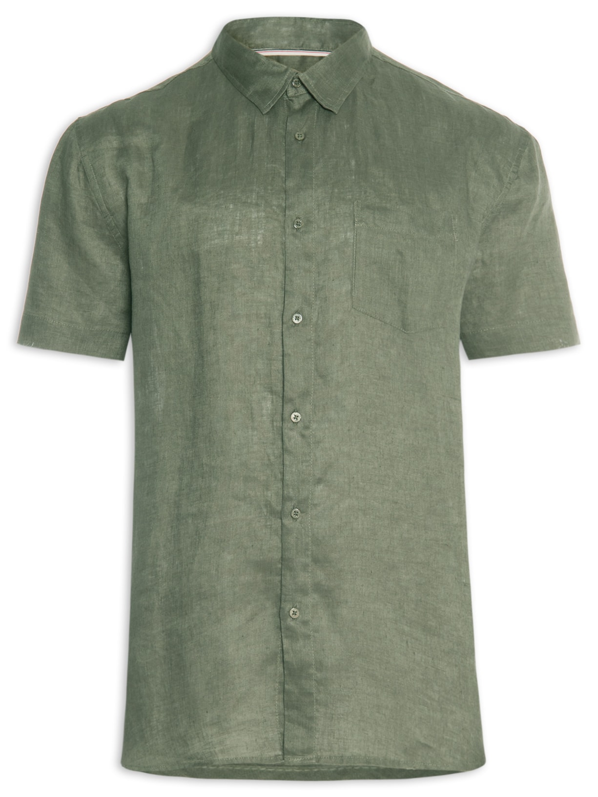 Camisa Masculina Classic Linen - Verde