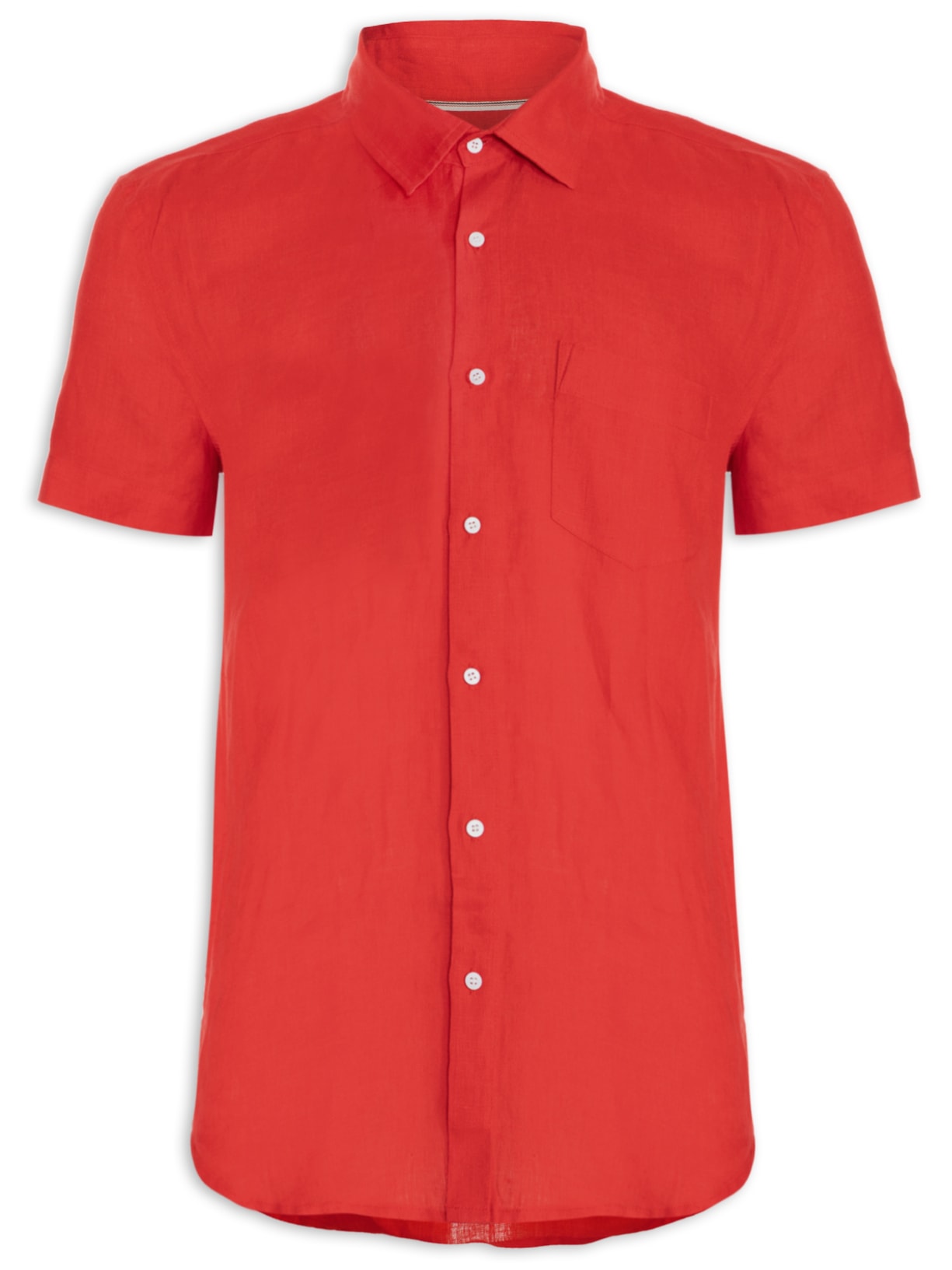 Camisa Masculina Classic Linen - Vermelho