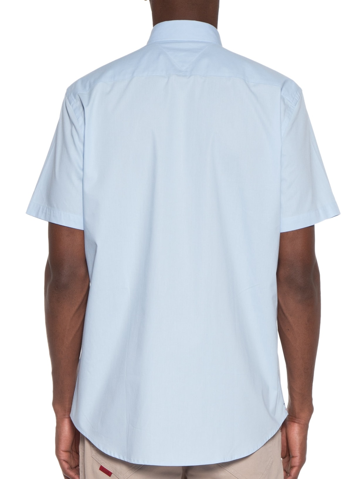 Camisa Masculina Classic Poplin Azul Tommy Hilfiger