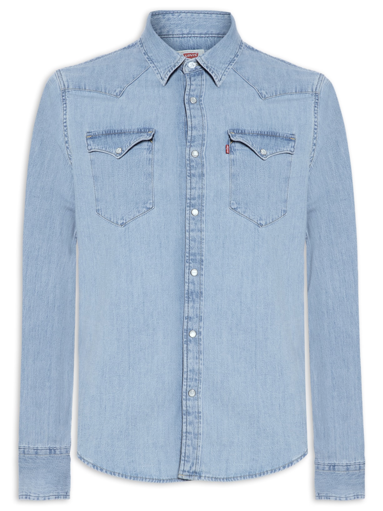 Camisa Masculina Classic Western Standard - Azul