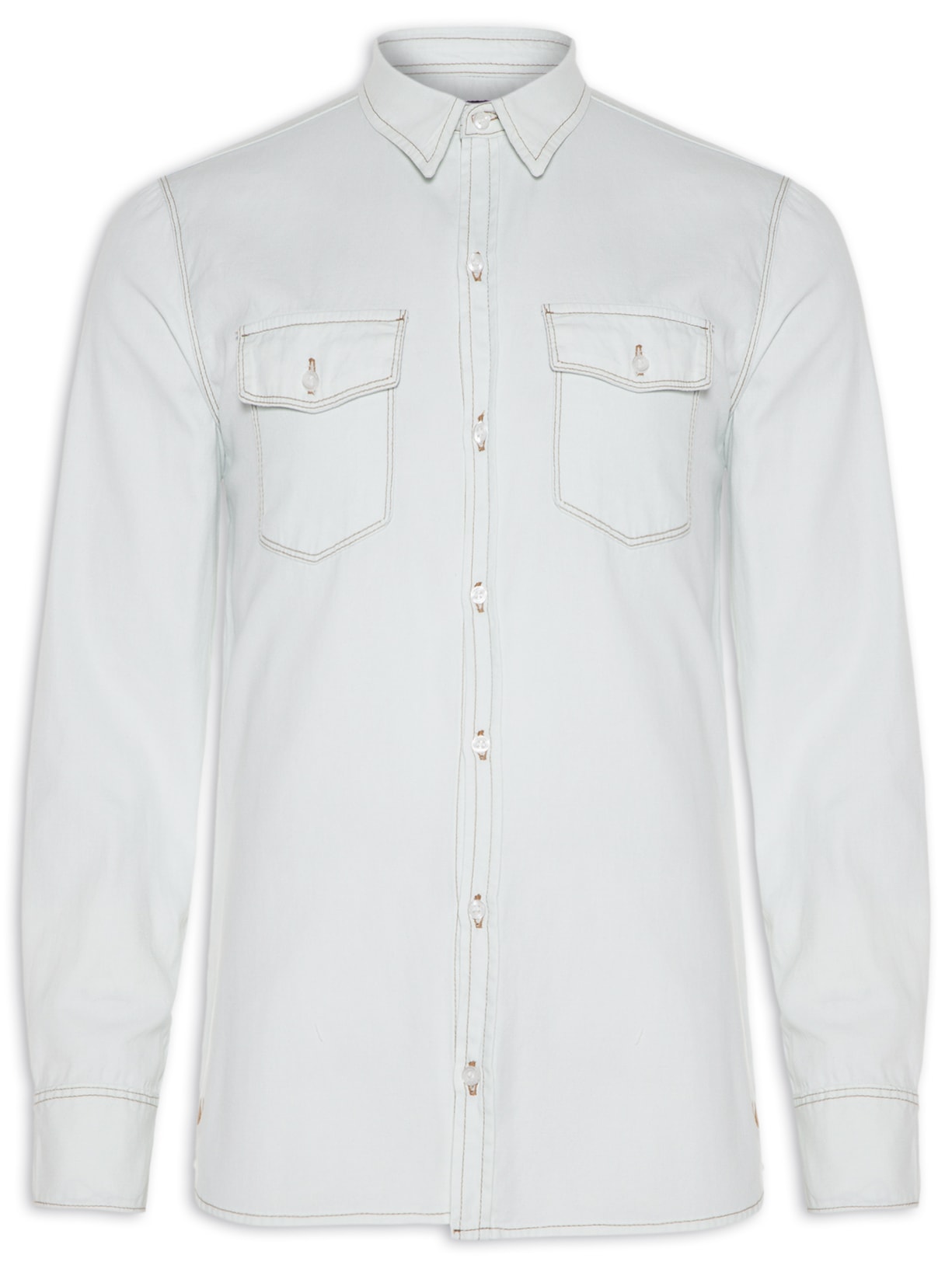 Camisa Masculina Colin Delavê - Azul