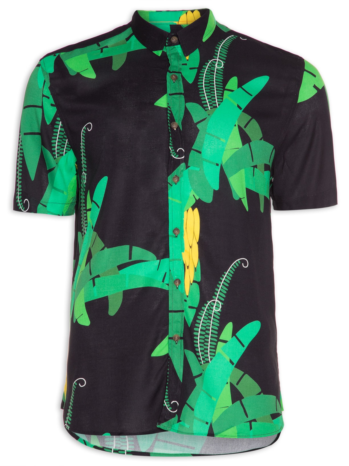 Camisa Masculina Collab Bananeira - Preto