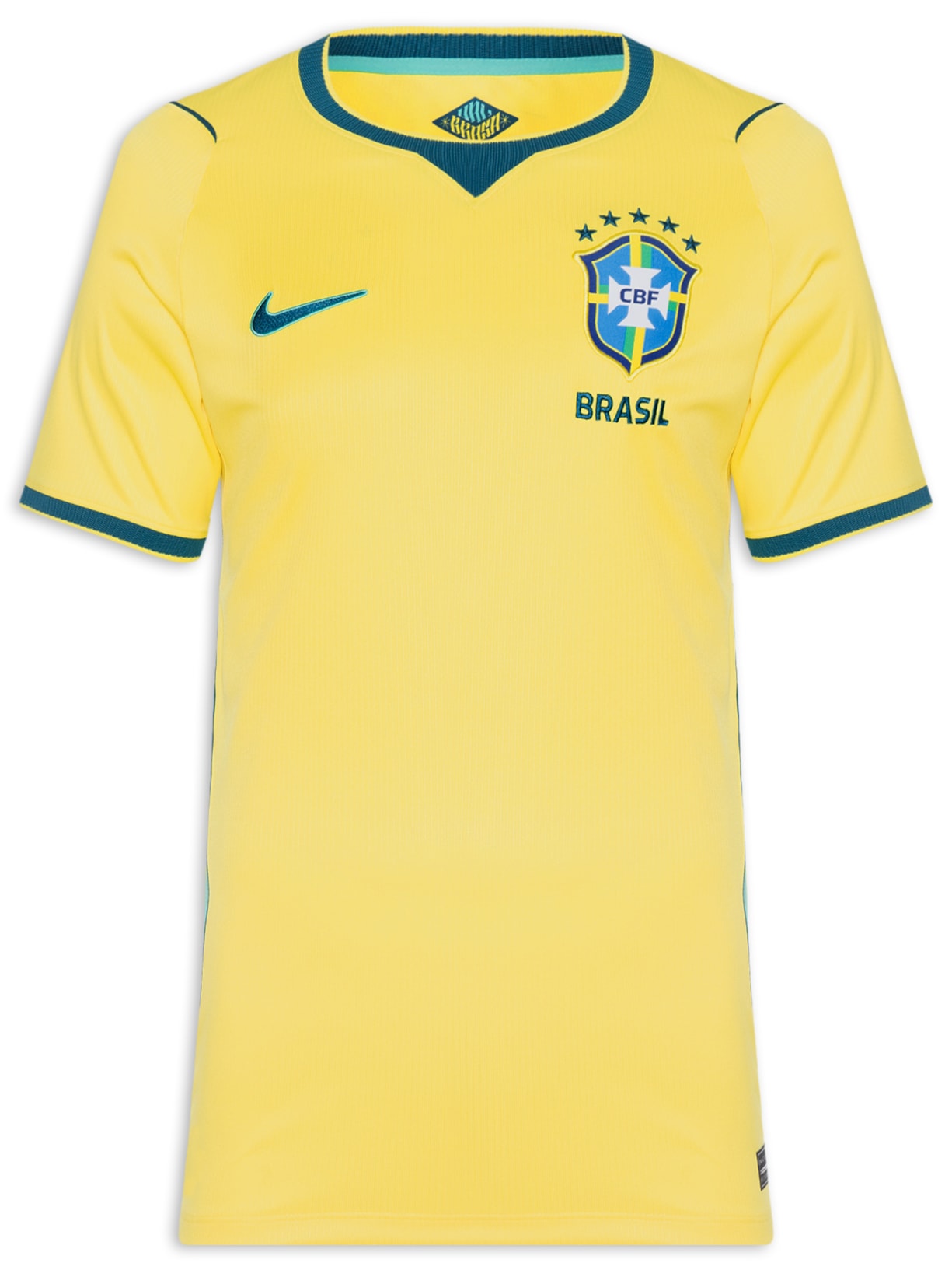 Camisa Masculina Copa Brasil Torcedor Pro - Amarelo