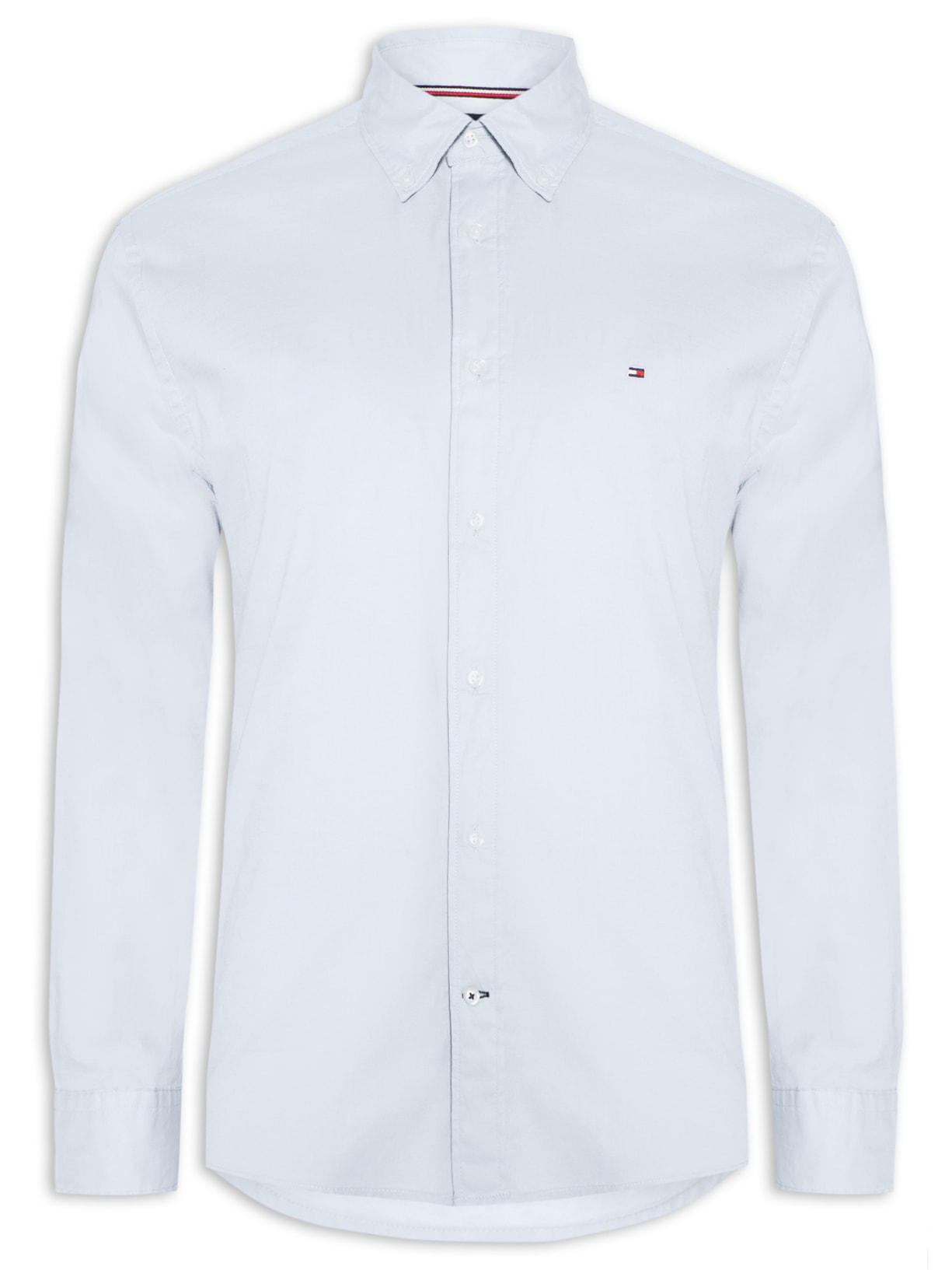 Camisa Masculina Core Flex Poplin - Azul