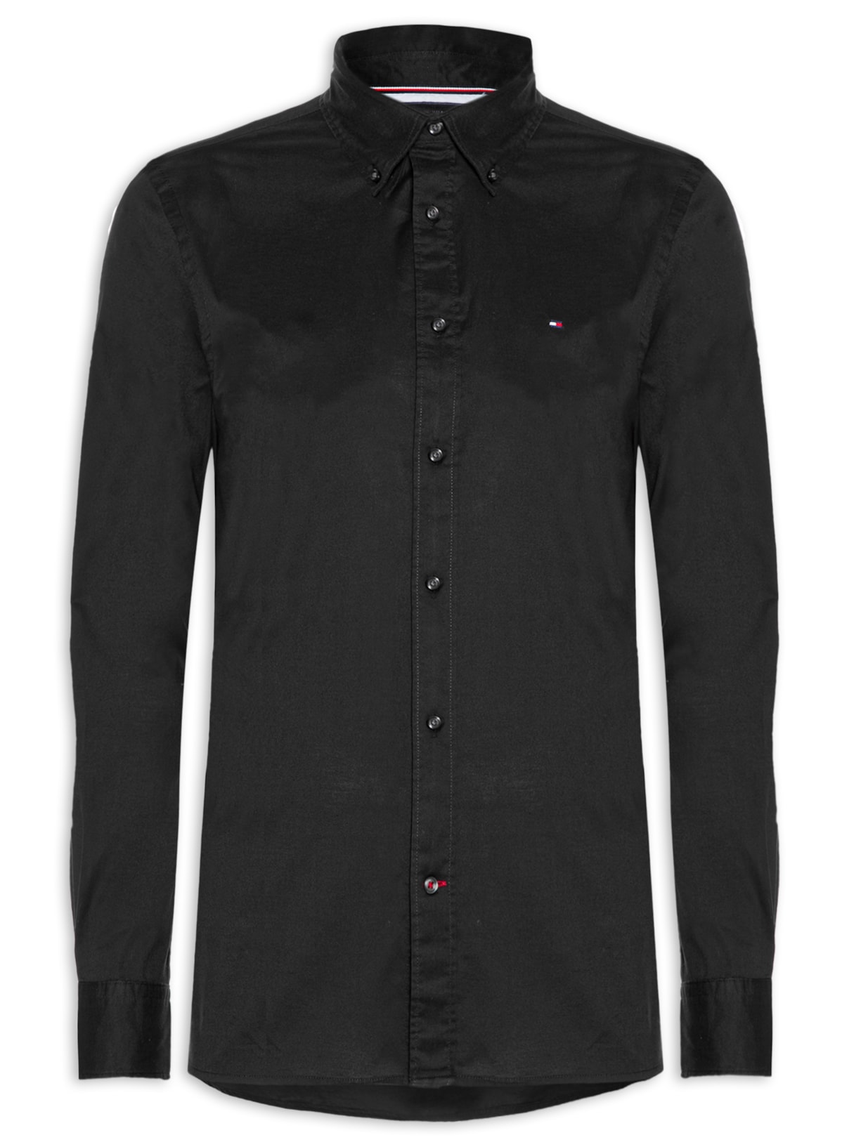 Camisa Masculina Core Flex Poplin RF Shirt - Preto