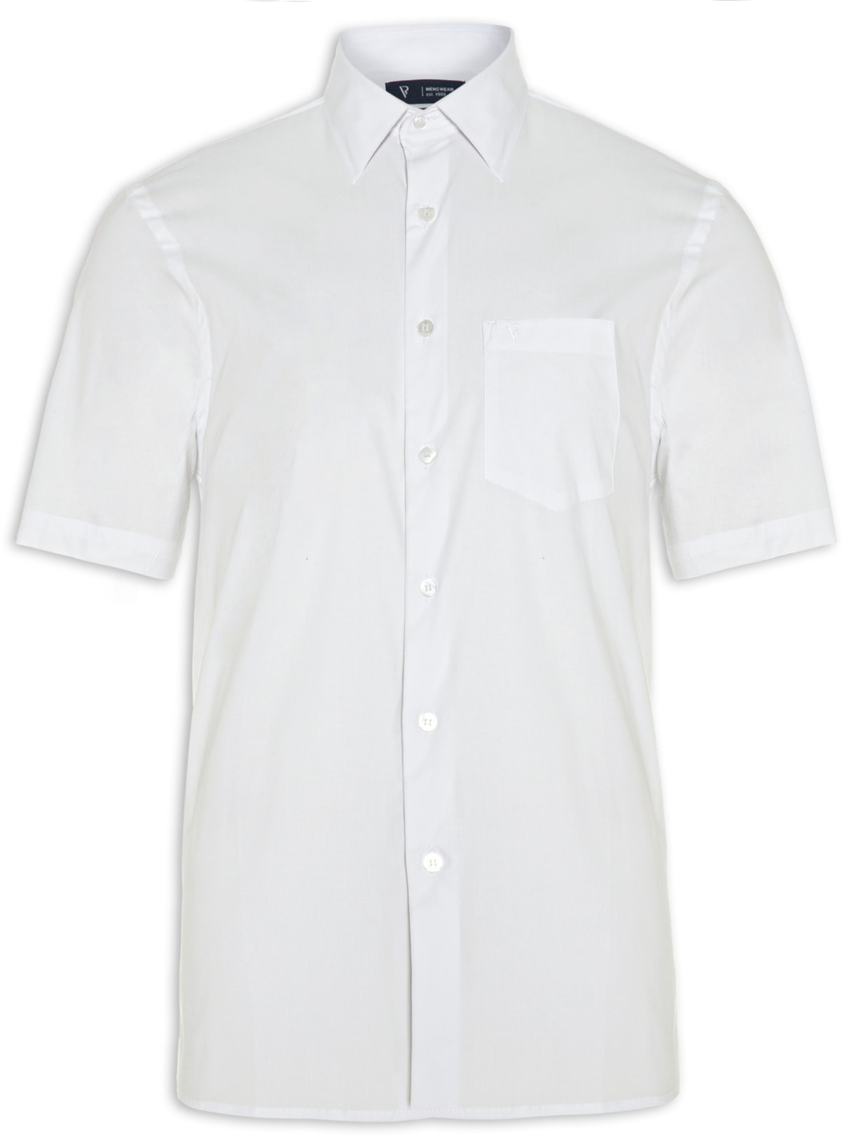Camisa Masculina Cotton Lycra Surf Anatomic Manga Curta - Branco