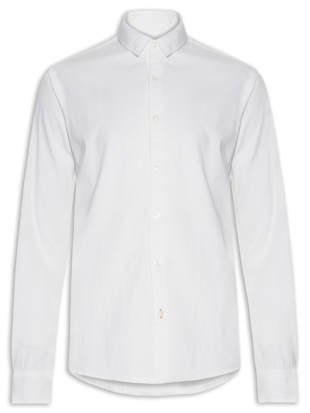 Camisa Masculina Cotton Twill - Branco