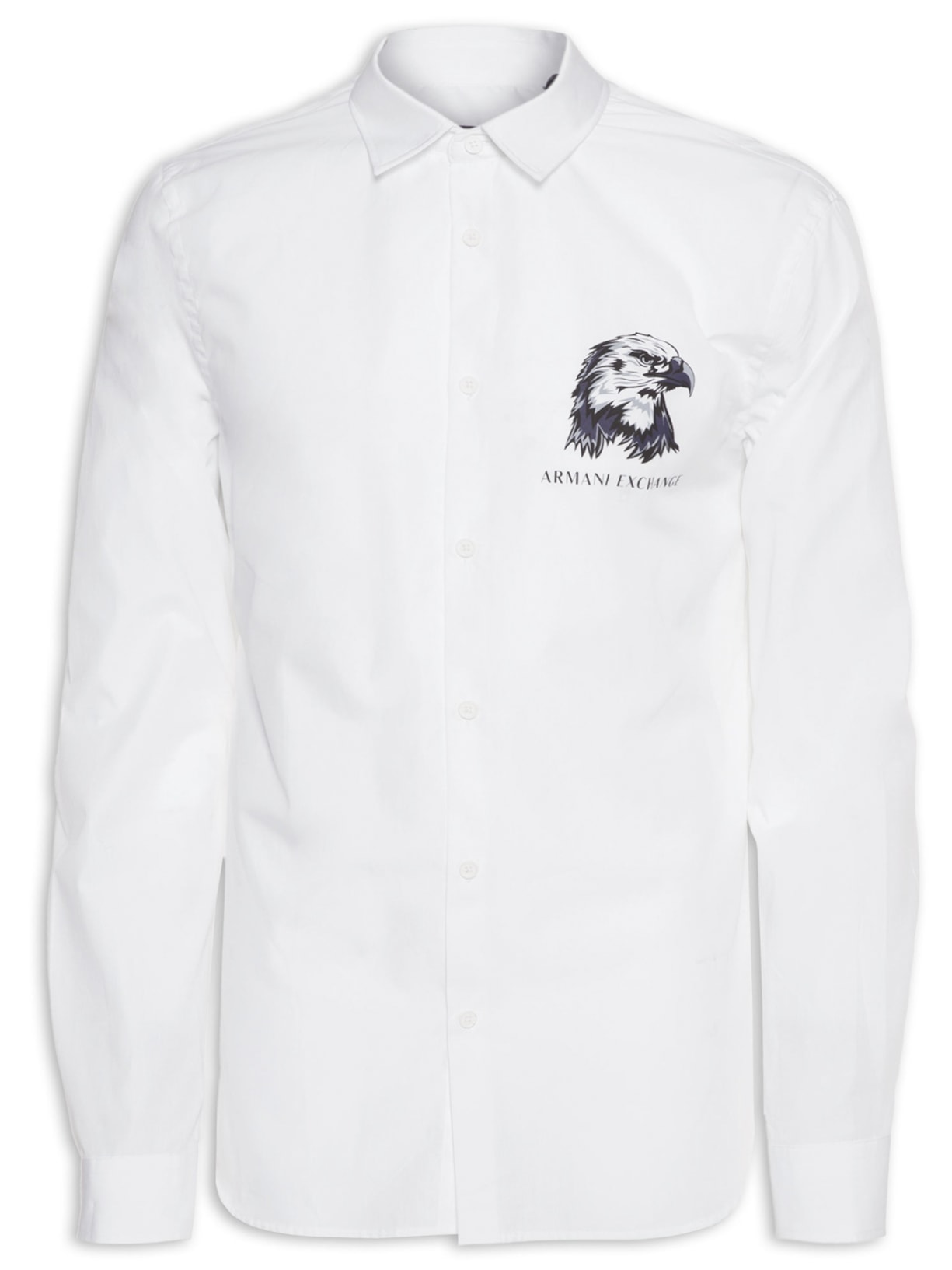 Camisa Masculina De Tecido Plano - Branco