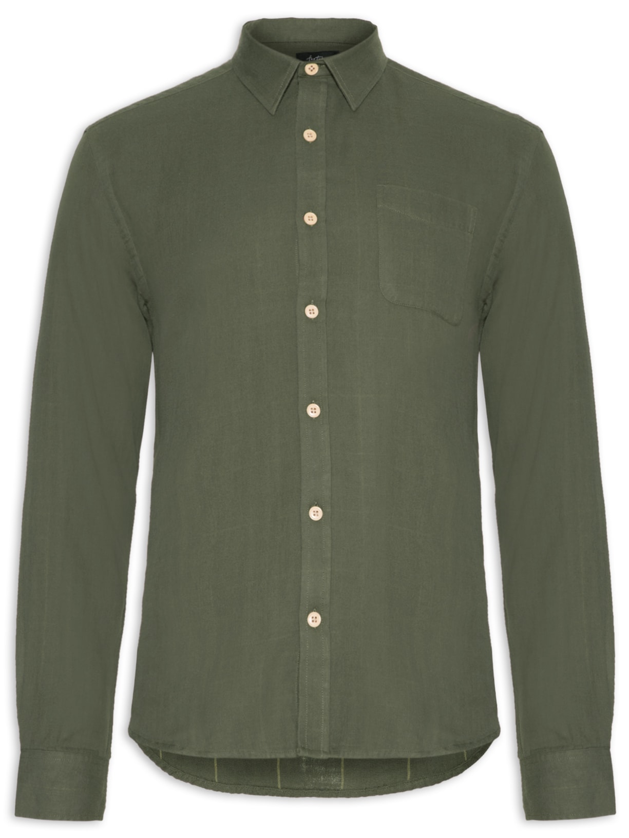 Camisa Masculina Double Algarve - Verde