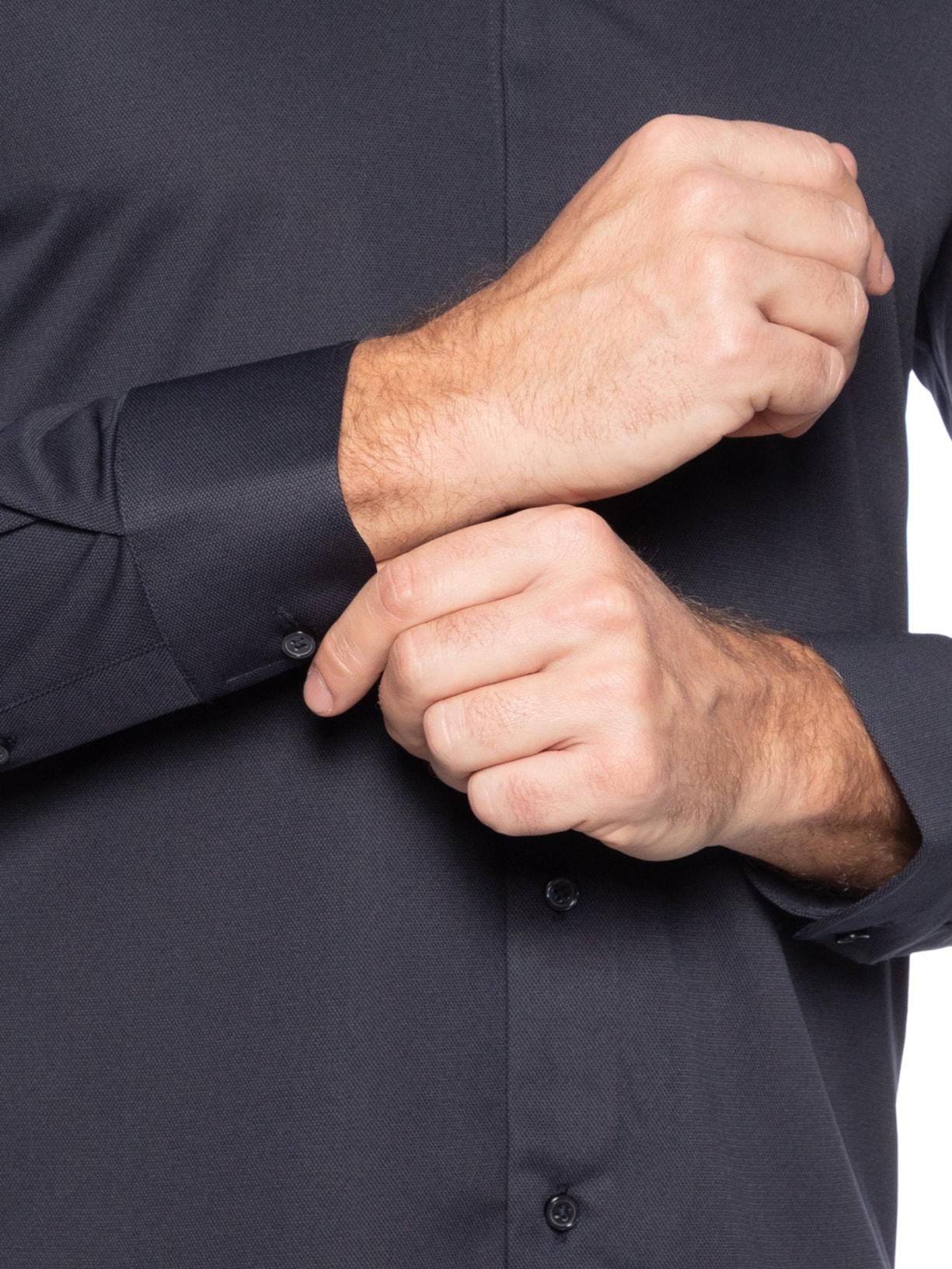 Camisa Masculina Easy Care Tecnológica Slim Fit Azul '2 Essential