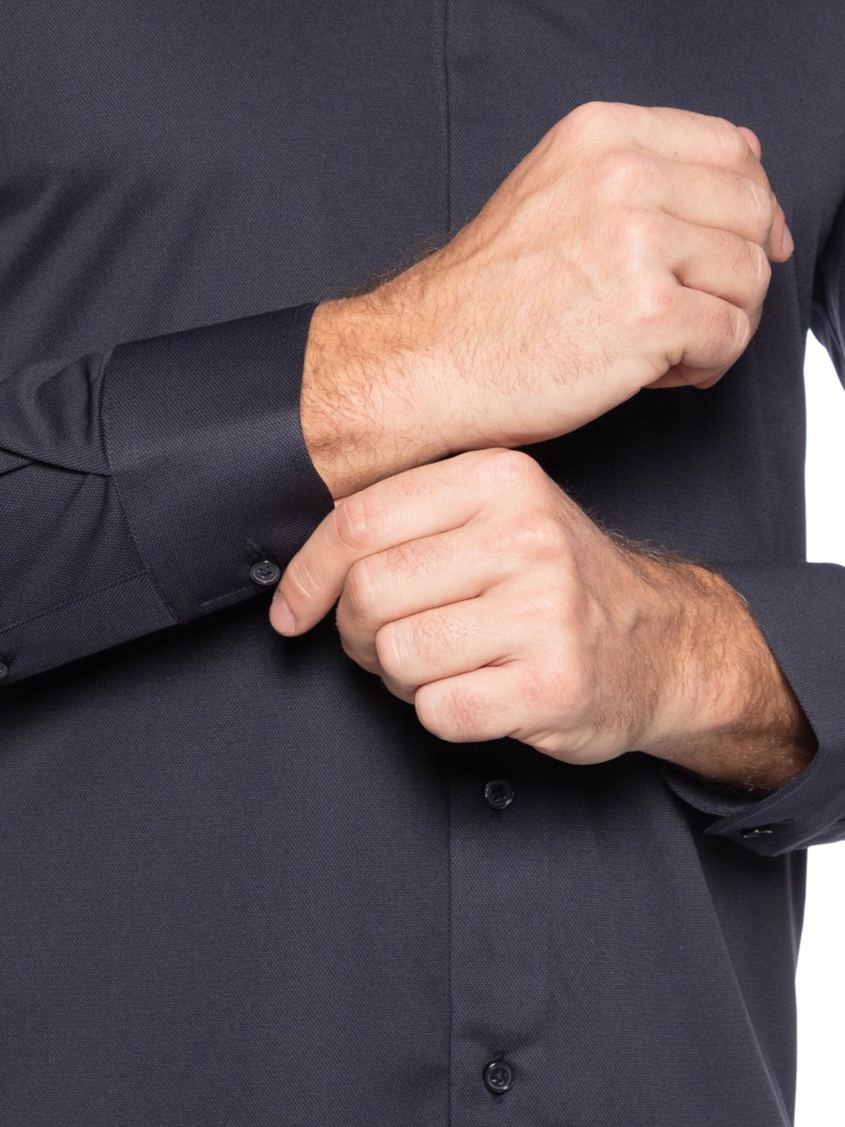 Camisa Masculina Easy Care Tecnológica Slim Fit Azul '2 Essential