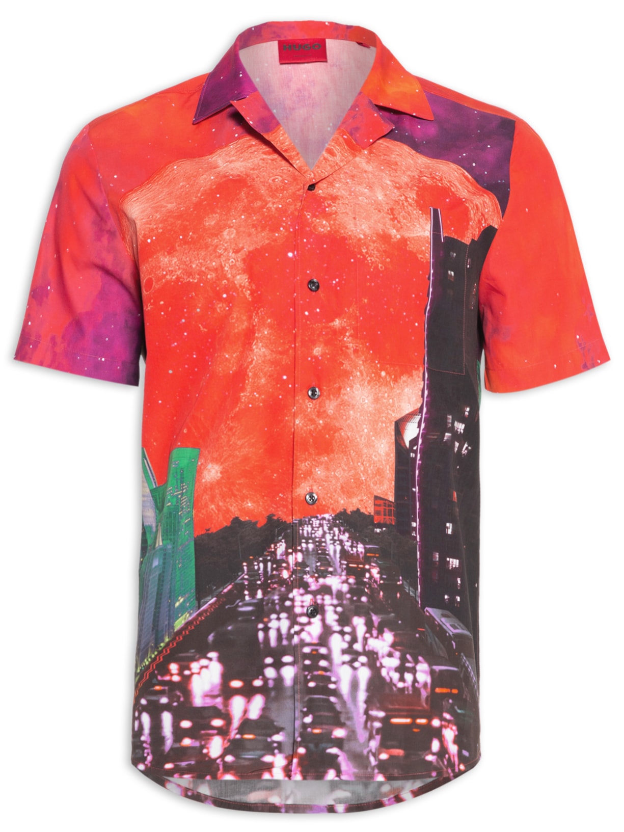 Camisa Masculina Ellino - Vermelho