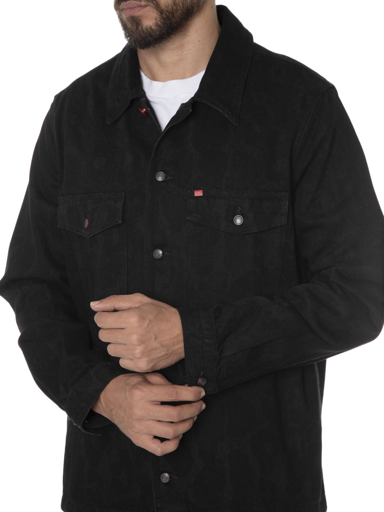 Camisa Masculina Enalu Preto Hugo