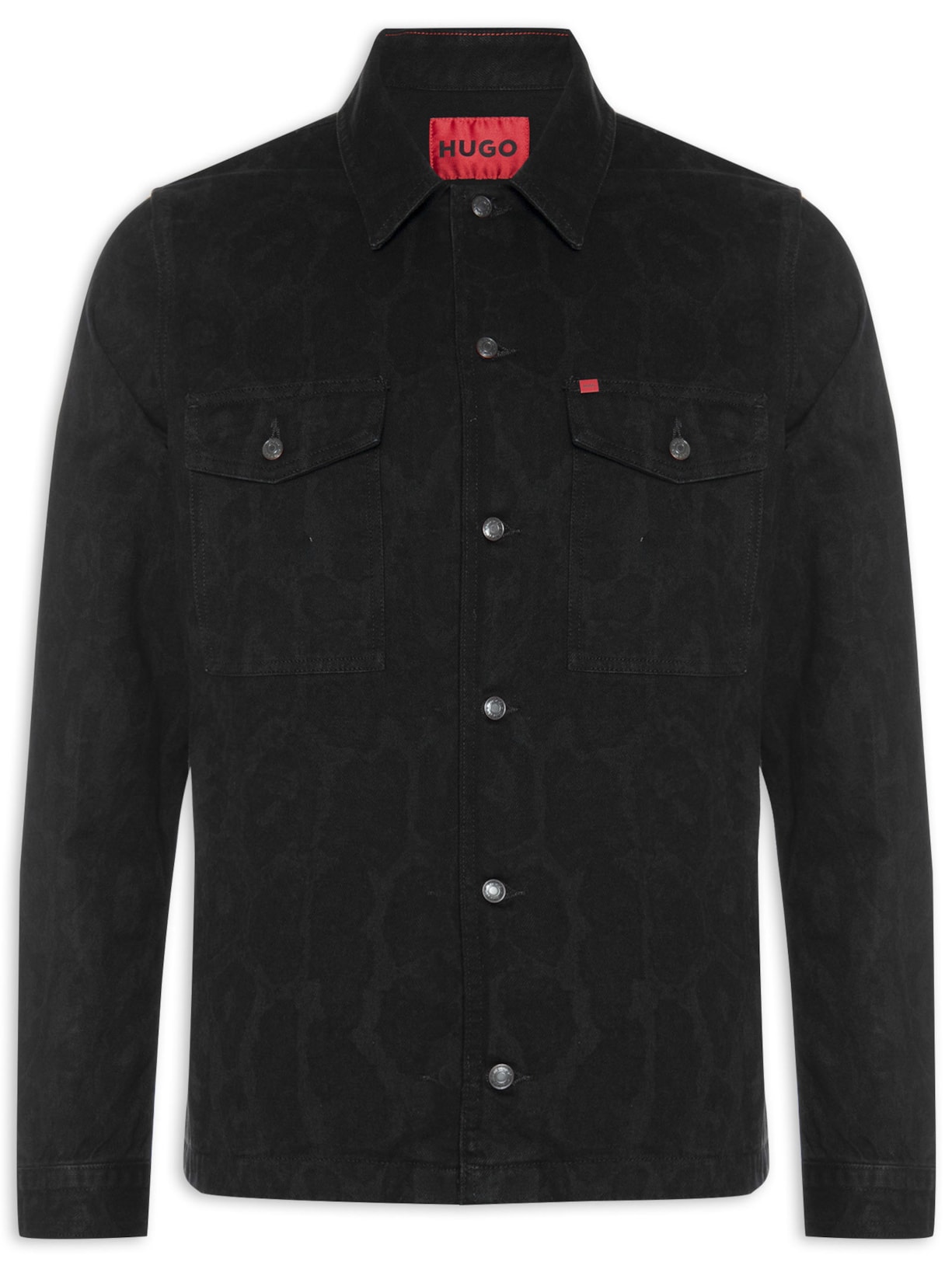 Camisa Masculina Enalu Preto Hugo