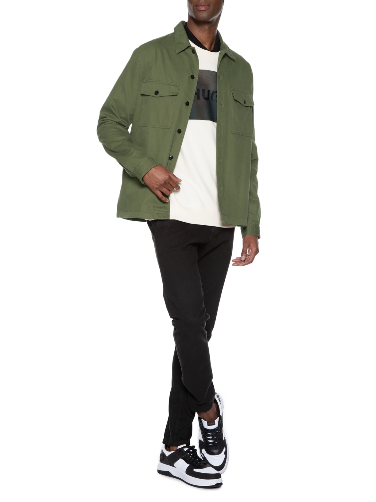 Camisa Masculina Enalu Verde Hugo