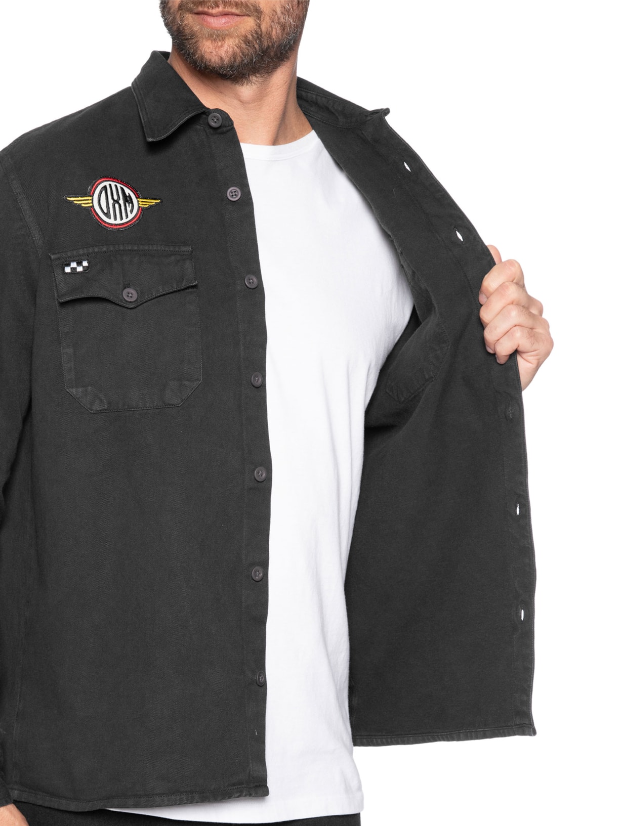 Camisa Masculina Engine Cinza Deus Ex Machina