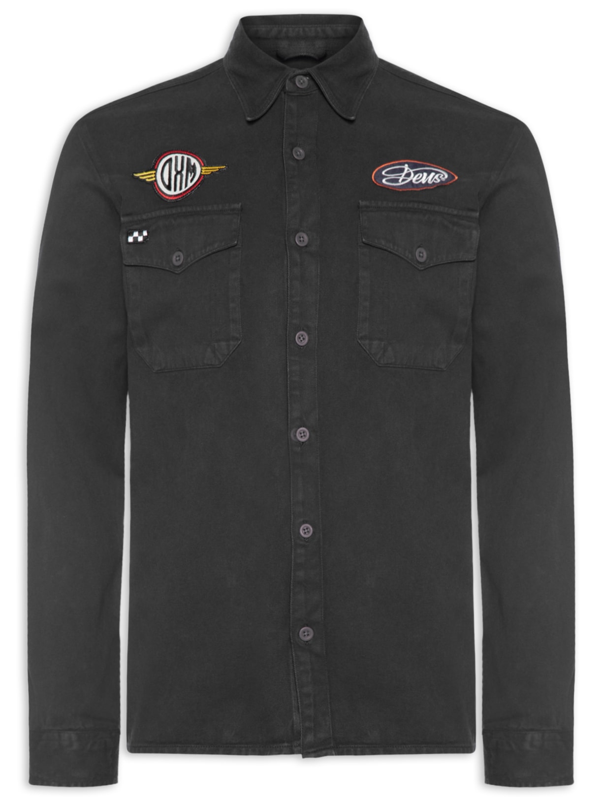 Camisa Masculina Engine - Cinza