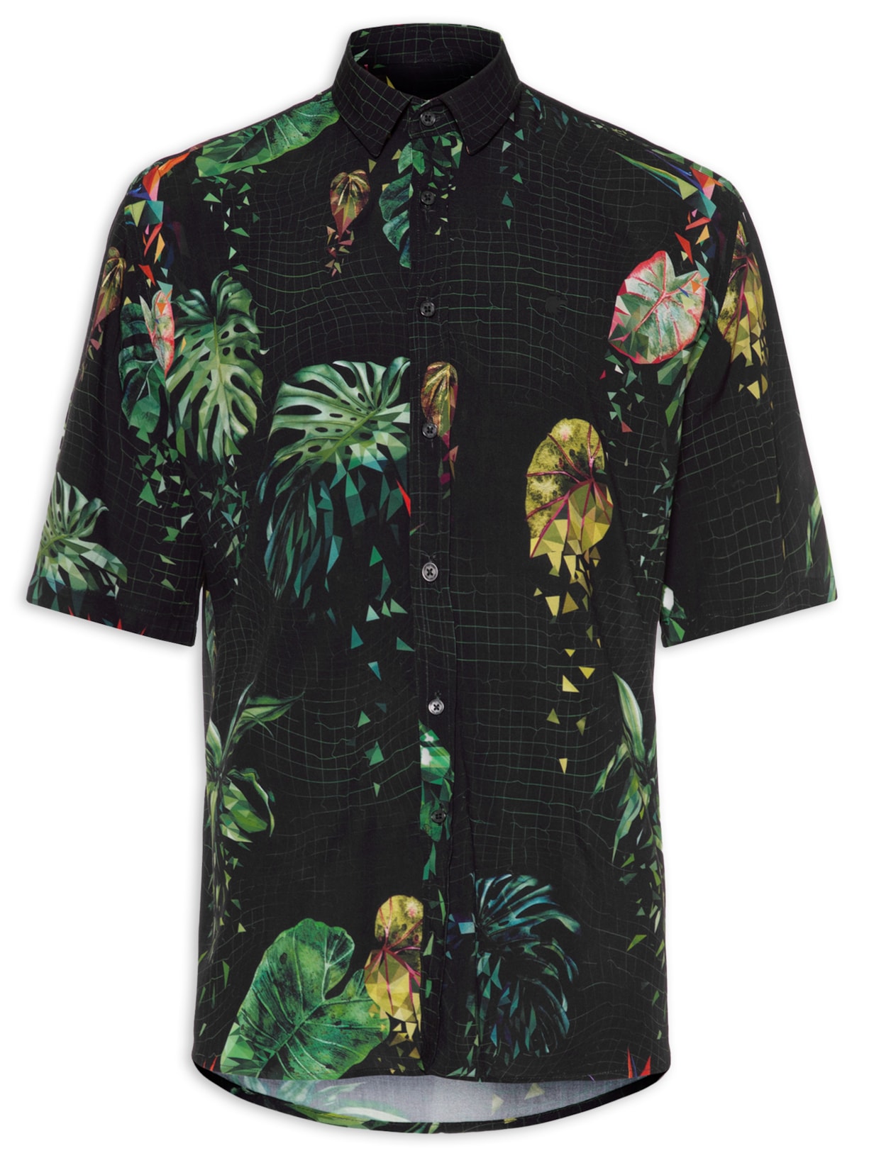 Camisa Masculina Est. Immersive - Verde