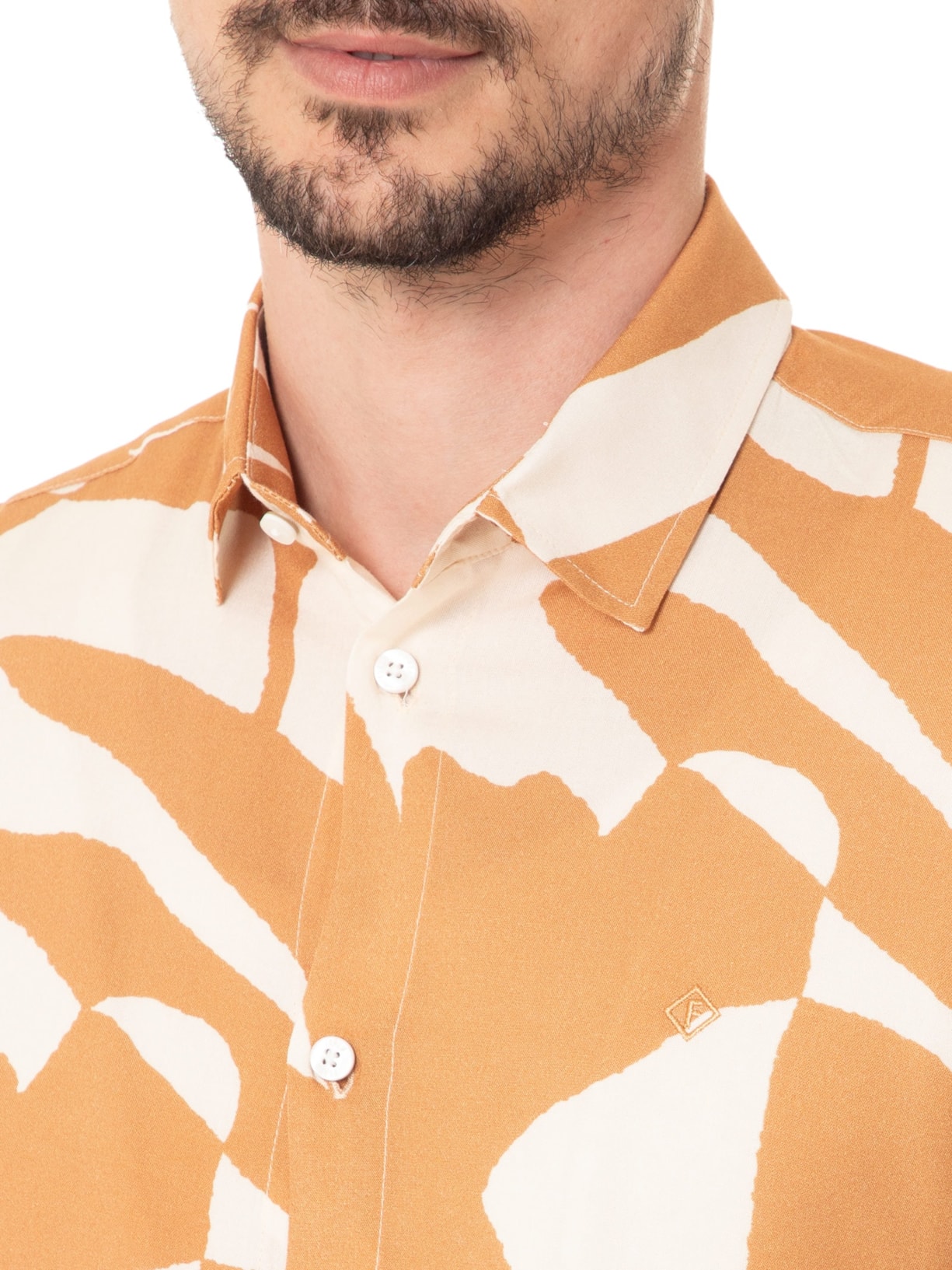 Camisa Masculina Estampada St Barths Branco Forum