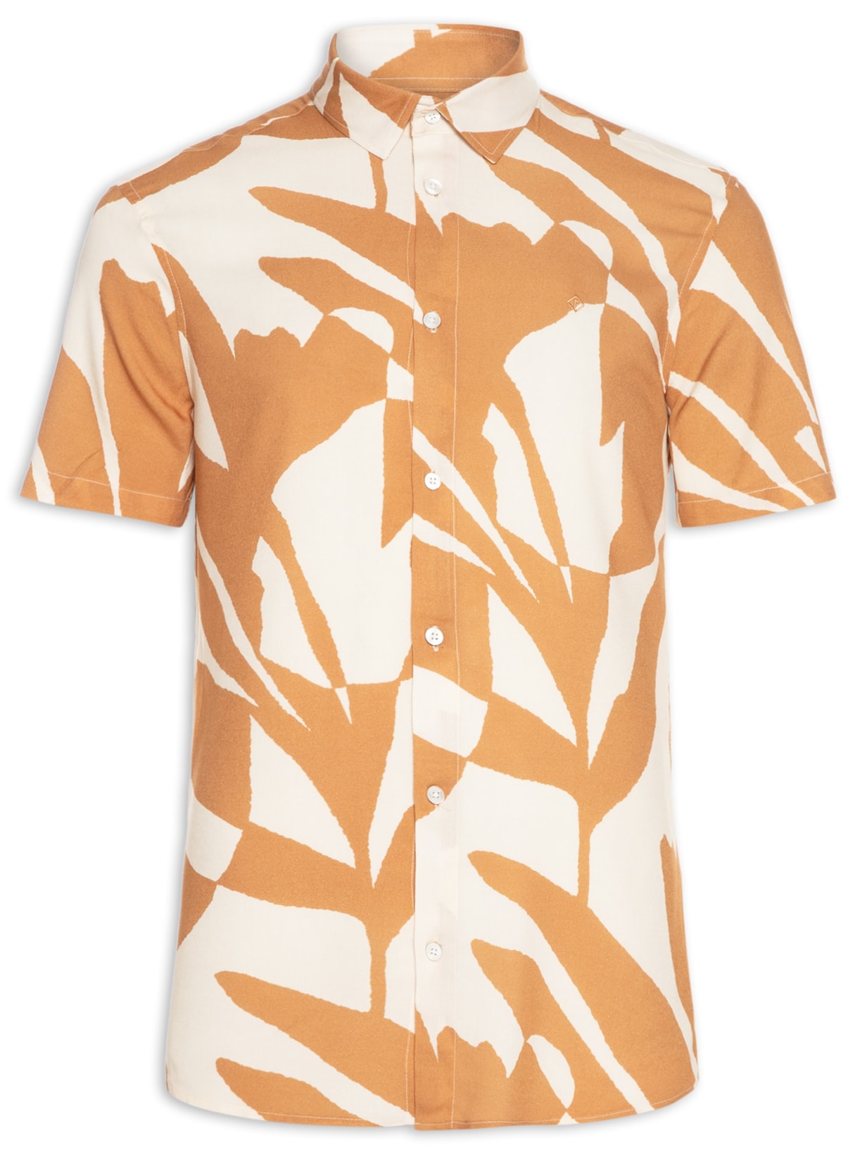Camisa Masculina Estampada St Barths - Branco