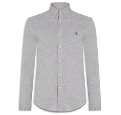 Camisa Masculina Featherweight Mesh Knit - Azul