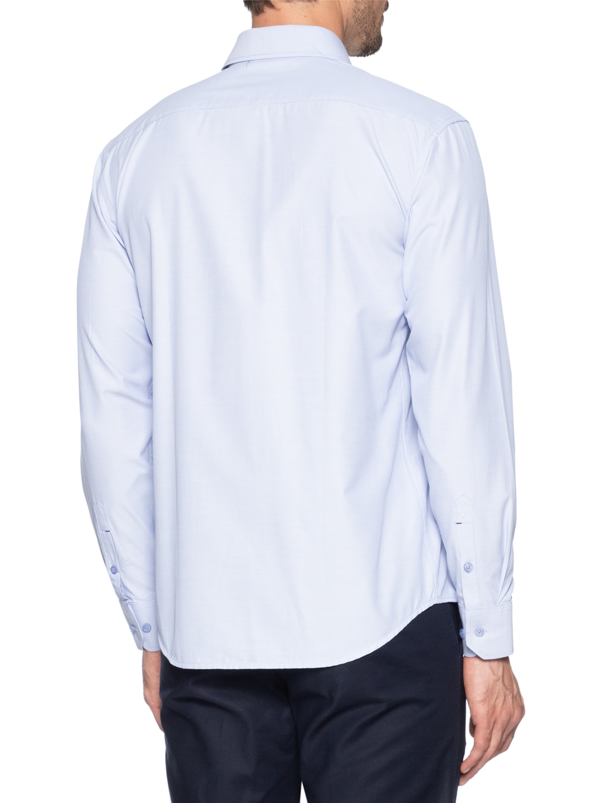 Camisa Masculina Fibra De Bambu Azul '2 Essential