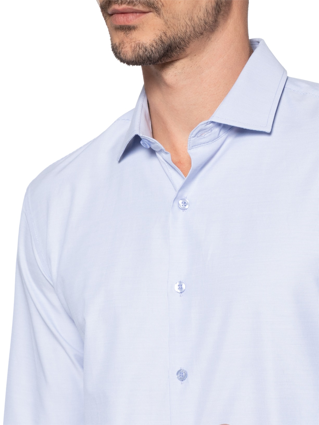 Camisa Masculina Fibra De Bambu Azul '2 Essential