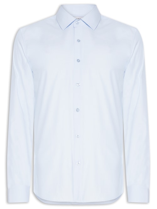 Camisa Masculina Fibra De Bambu - Azul