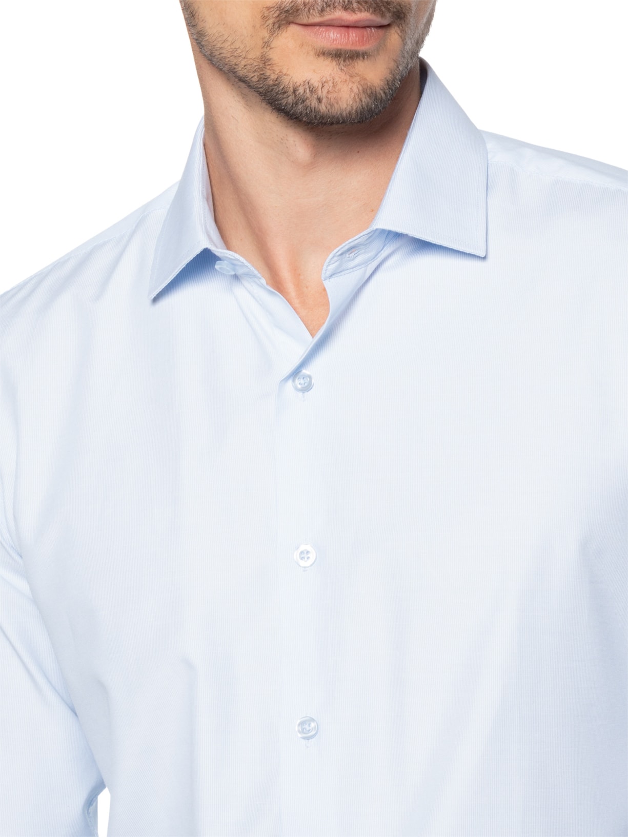Camisa Masculina Fibra De Bambu Azul '2 Essential