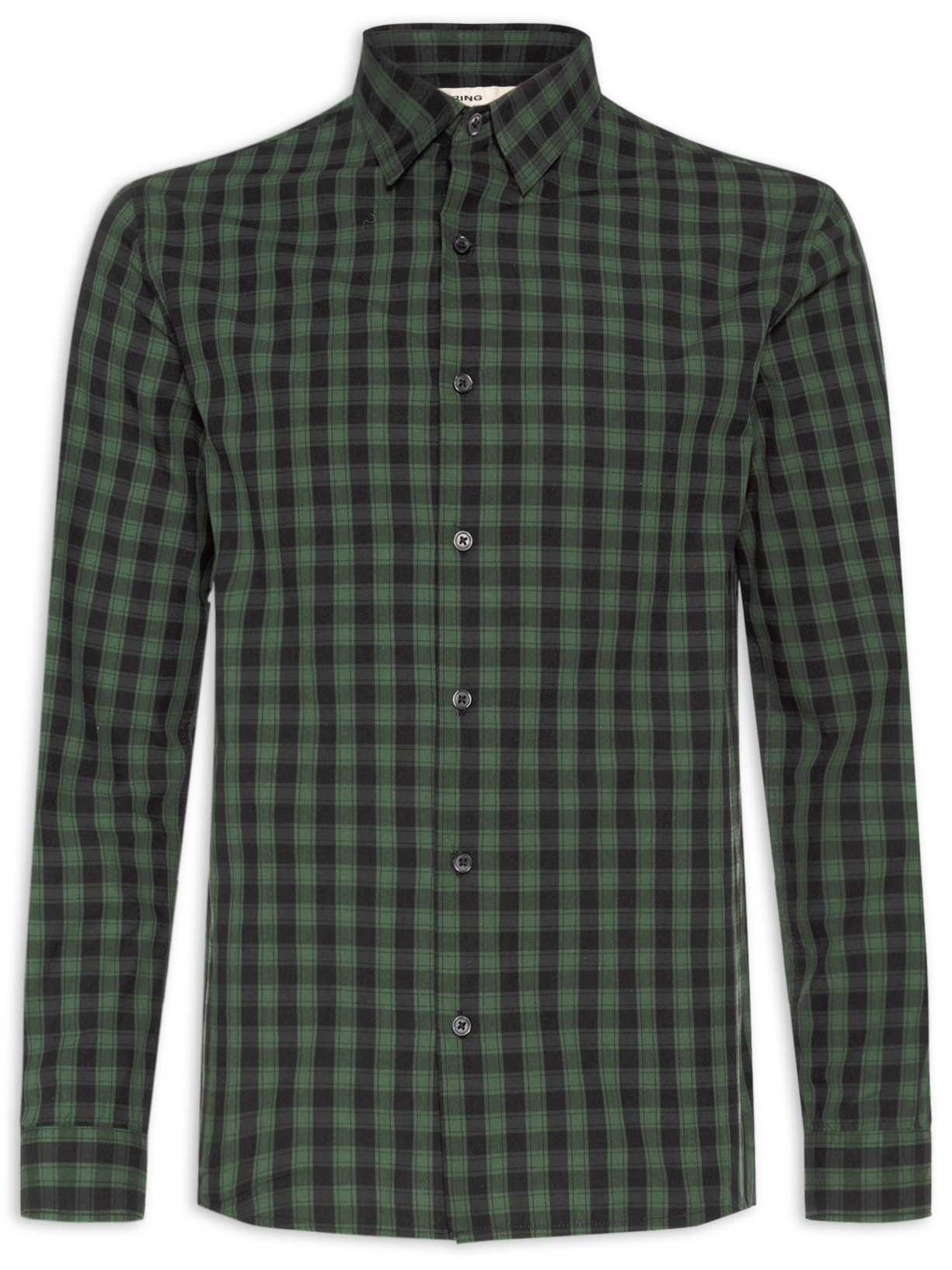 Camisa Masculina Fio Tinto Xadrez - Verde