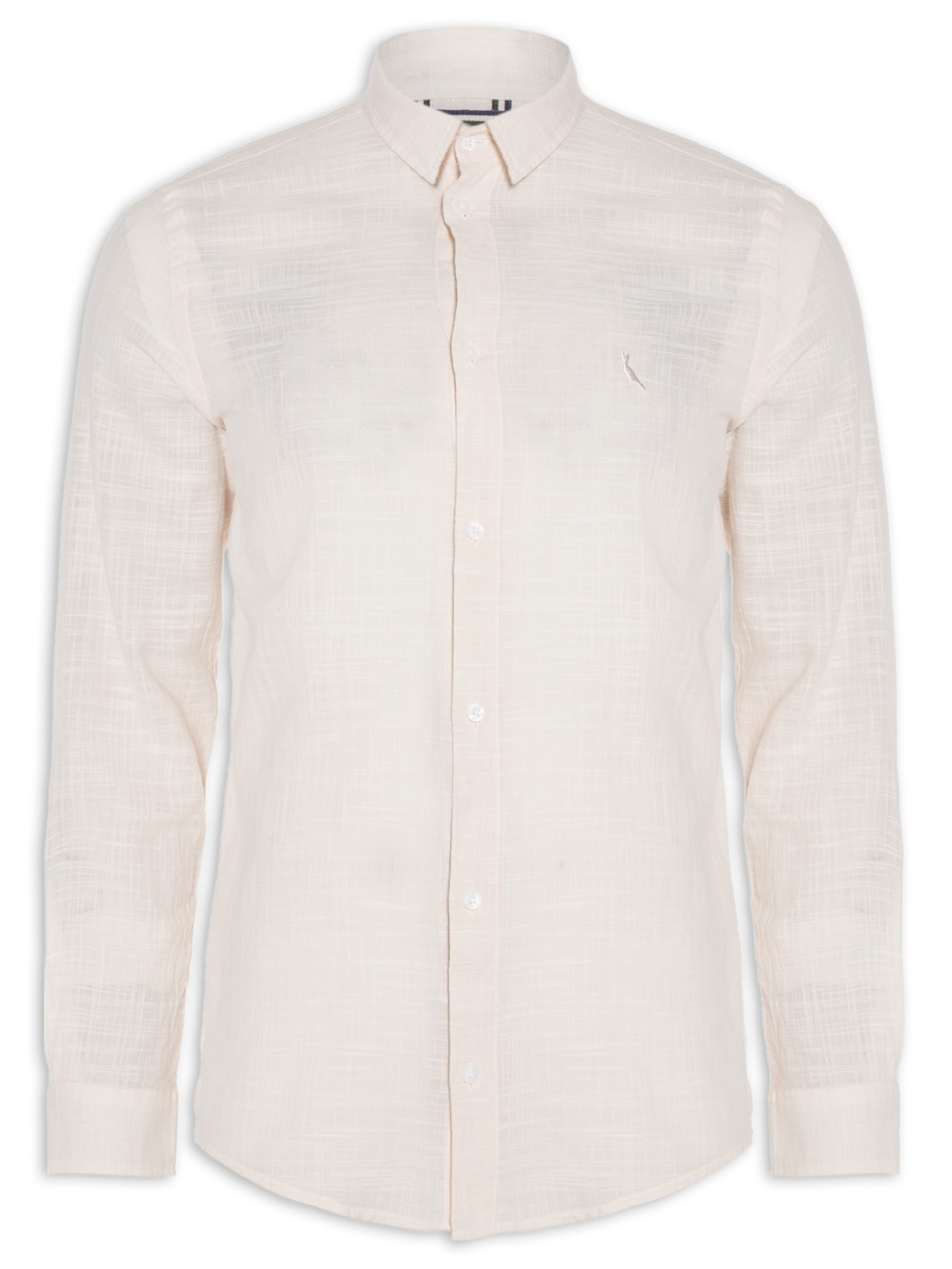 Camisa Masculina Flame Leve Manga Longa - Amarelo